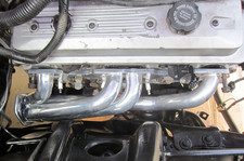 Chevy 350 383 400 V8 Monza Vega Silver Angle Plug Headers Sanderson Cc13ap-sec Chevy 350 383 400 V8 Monza Vega Silver Angle Plug Headers Sanderson Cc13ap-sec