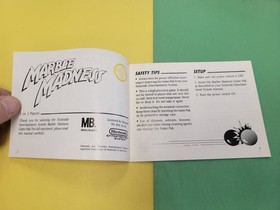 Marble Madness Nintendo NES Instruction Manual Booklet ONLY