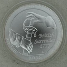 2015-P Saratoga 5 oz Silver Quarter .999 Fine ATB US Mint Burnished