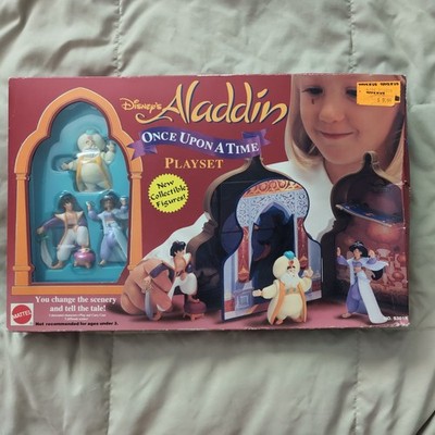 Vintage Walt Disney's Aladdin Once Upon A Time Playset Mattel #5301 NIB + Color