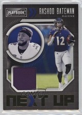 2021 Panini Playbook Next Up Jerseys Rashod Bateman #NXT-RBA 7bt