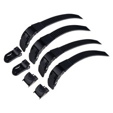 2 sets inline skate strap buckle with clamp bolt nut replacement A2