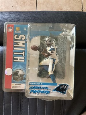 McFarlane STEVE SMITH Series 14 2006 Carolina Panthers WR #89 2005 TRIPLE CROWN