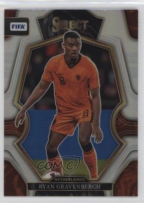 2022-23 Panini Select FIFA Mezzanine Silver Prizm Ryan Gravenberch #158 11x6