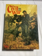 The Civil War 1861–1865 Board Game-Factory Folded Inserts & Unused Feedback Card