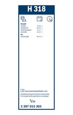 Brand New Genuine Bosch H318 Wiper Blade - 3 397 015 303