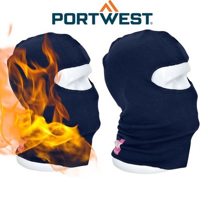 2x Portwest Modaflame Fire Flame Resistant Balaclava Head Face Mask Navy Bulk
