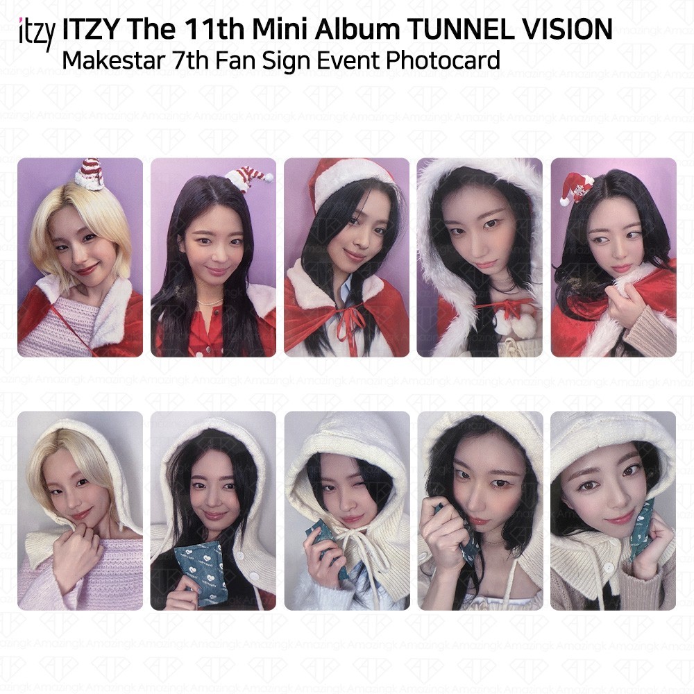 itzy TUNNELVISION makestar 50枚限定 トレカ ITZY OFFICIAL TUNNEL VISION ALBUM MAKESTAR TAIPEI TAIWAN POB