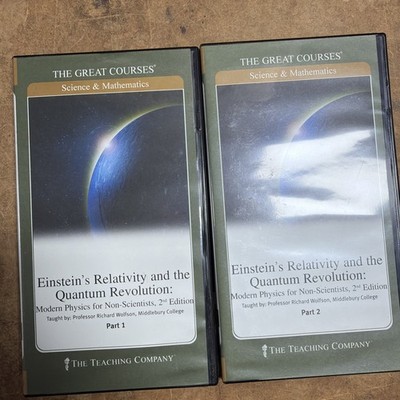 Great Courses Einstein's Relativity and Quantum Revolution Physics 2nd Edition 