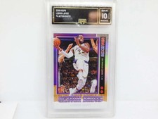 2019-20 Panini Hoops Action Shots #4 LeBron James Los Angeles Lakers GMA 10