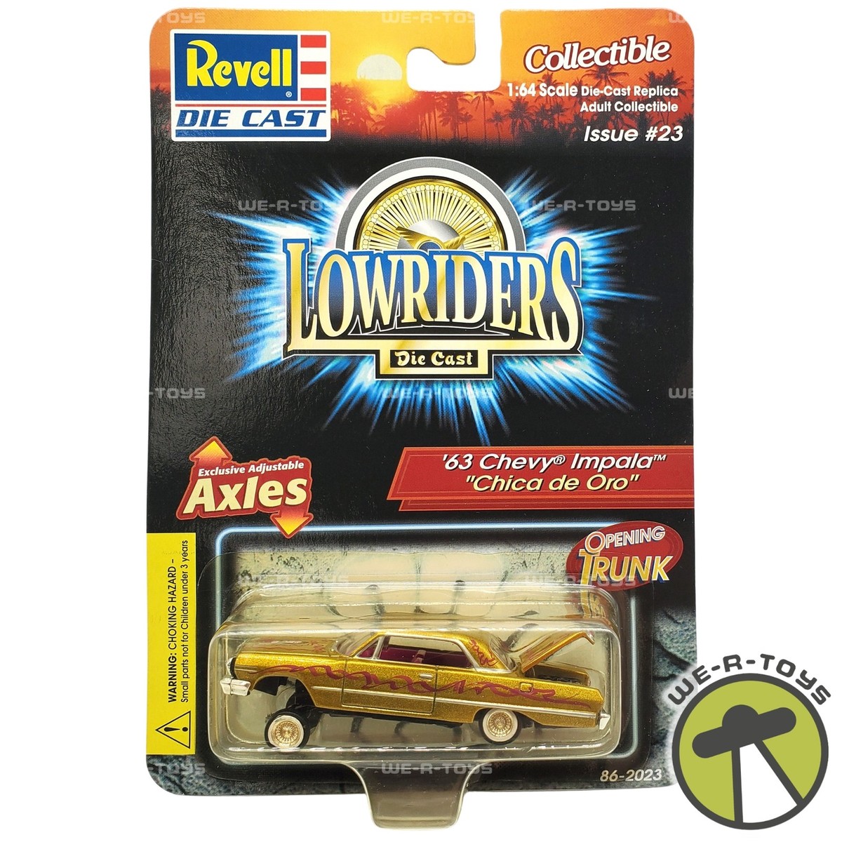 ミニカー Revell  LOWRIDERS Die-Cast Revell 1/64 Scale Lowriders Die Cast 86-3326 Electra-slide