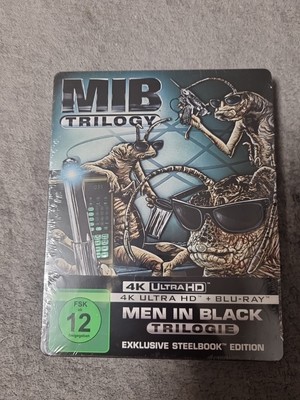 4K UHD Blu-ray Disc: Men in Black Trilogie *Steelbook* **Neu und eingeschweißt**