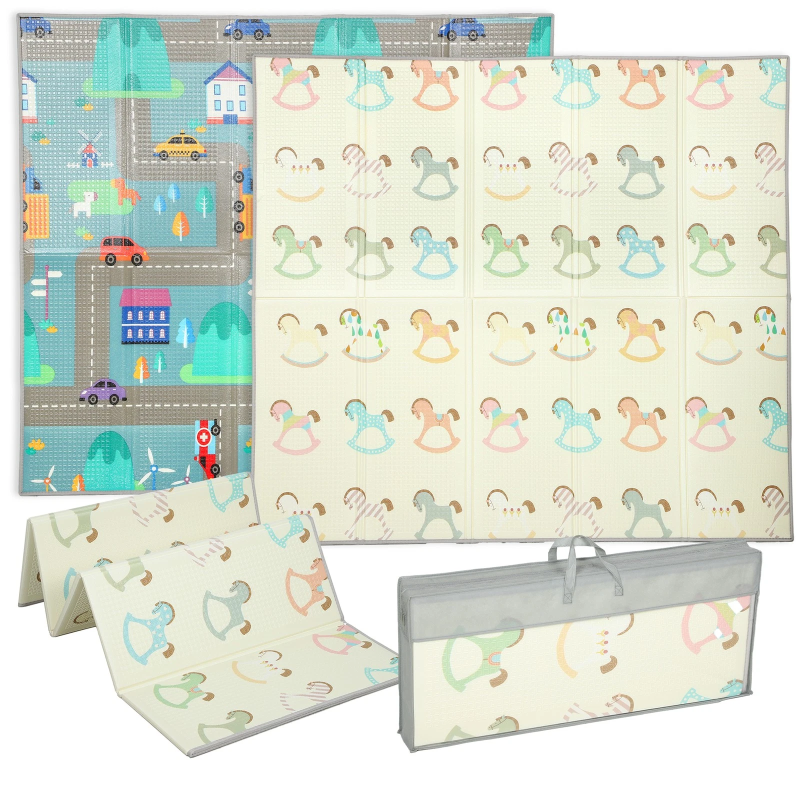 AIYAPLAY Baby Play Mat Double-Sided, Kids Crawling Mat for Toddlers
Opens in a new window or tab