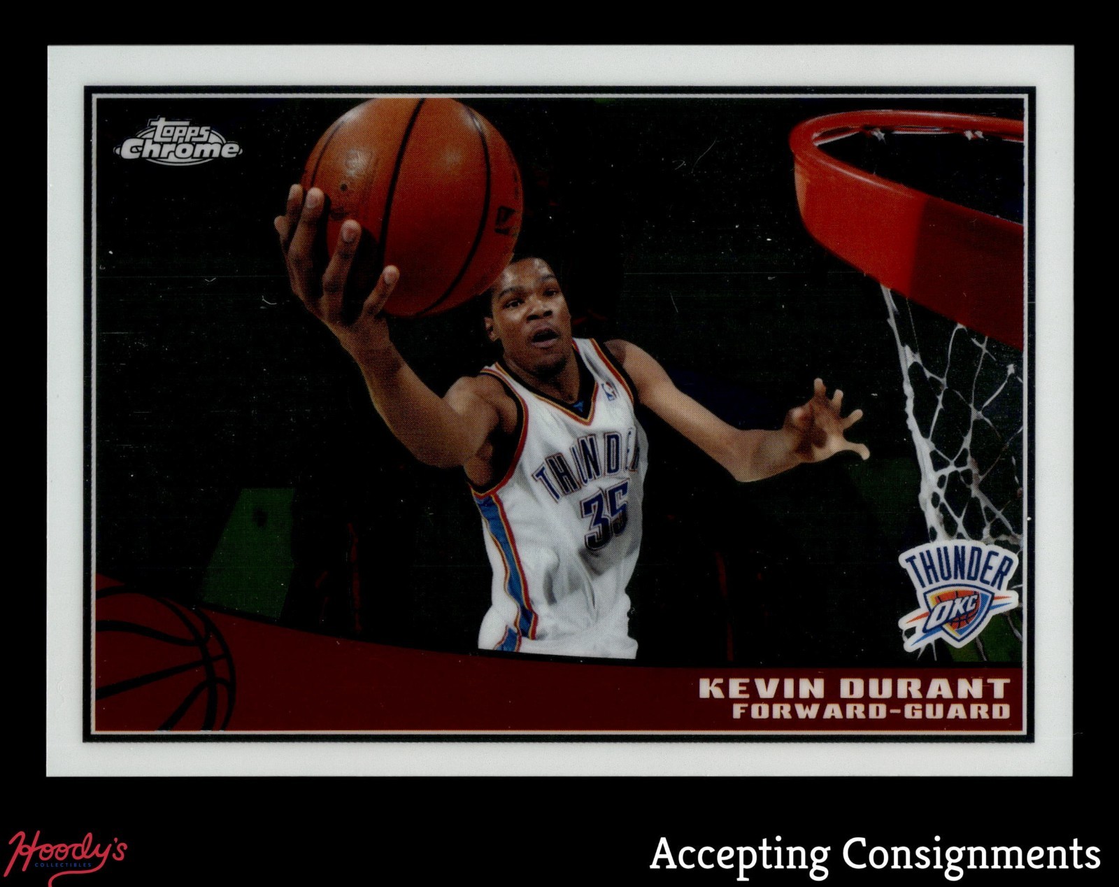 2009-10 Topps Chrome #68 Kevin Durant THUNDER 683/999