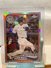 2024 Topps Chrome - 1989 Topps Baseball Juan Soto rainbow refractor  
