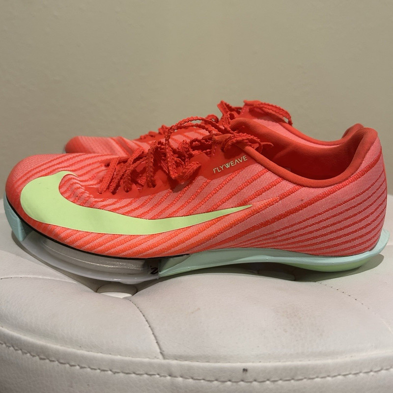 Nike Air Zoom Maxfly 2 Men's 4.5 Track Spikes Bright Crimson/Lime Blast