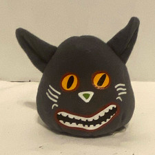 Mini Black Cat Halloween Plush Stuffed Animal Toy Under 6 in 