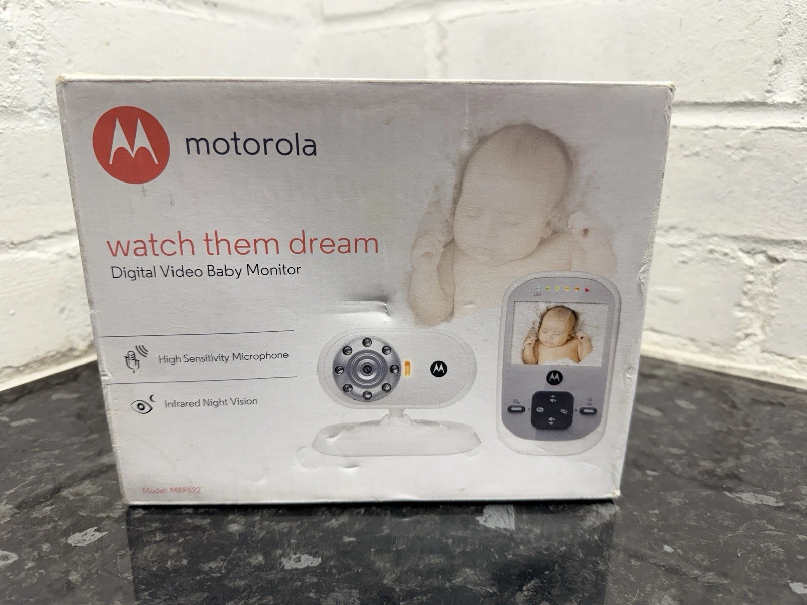 Motorola MBP622 Digital LCD COLOUR Video BABY MONITOR Night Vision Camera DECT.