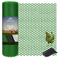 Plastic Chicken Wire Mesh Fence,Plastic Chicken Wire Roll 16in x 20ft,Garden ...