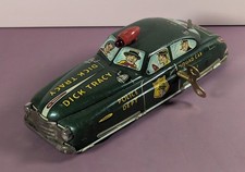 Vintage 1940s Marx Dick Tracy Squad Car No. 1 Tin Litho Wind-Up Toy