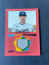 2026 Topps Heritage FREDDIE FREEMAN RED CLUBHOUSE COLLECTION SP #/77 LA Dodgers