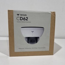 Verkada CD62 Indoor Dome Camera CD62-30-HW Unclaimed S/N 