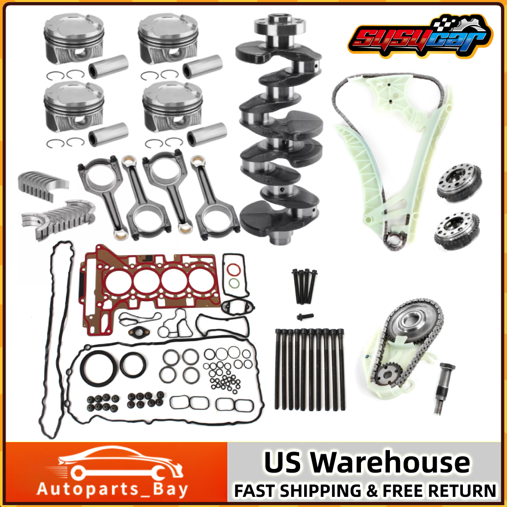 N20 2.0 Engine Rebuild Overhaul Kit - Crankshaft / Con rods / Piston kit For BMW