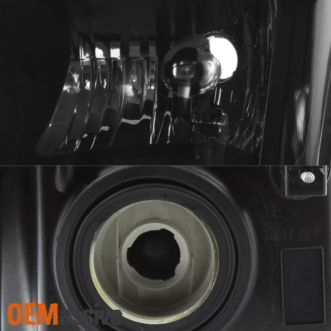 Par de faros negros para Dodge Nitro 2007 2008 2009 2010 2011 Foto 4 de 4