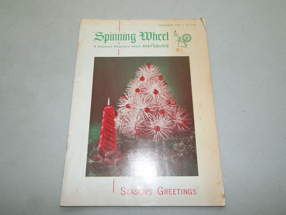 VTG Spinning Wheel Antiques Magazines Christmas December 1966 & 1967 READ DESC!! Foto 2 de 4