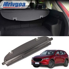 Fit Mazda CX-5 2017-2025 Retractable Cargo Cover Black Rear Car Trunk Accessory
