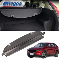 Fit Mazda CX-5 2017-2025 Retractable Cargo Cover Black Rear Car Trunk Accessory