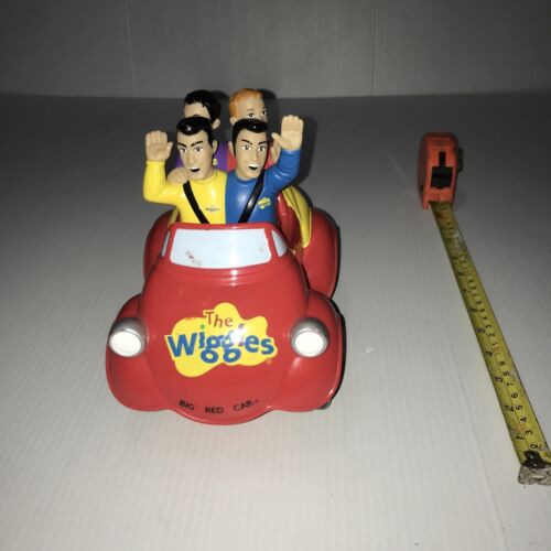 THE WIGGLES Big Red Car Moving Singing Musical Toy Spin Master 2003 Works As Is - Picture 1 of 11