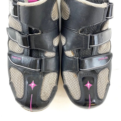 Specialized Spirita RBX Womens 7.5 Road Spin Cycling Shoes Black Pink 610E-67385 - Picture 9 of 10