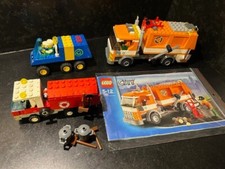 SUPER LOT LEGO CAMION DE TRI / POUBELLE 6564-1, 6668, 7991 COMPLET 100%