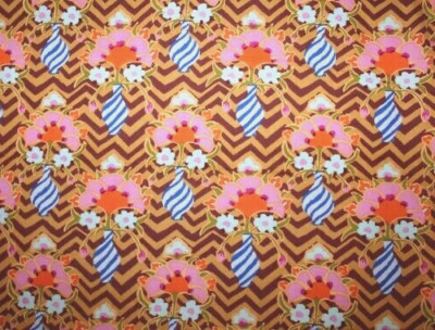 Kaffe Fassett STRIPED VASE GP55 OCHRE 19  half yard  2 available original issue