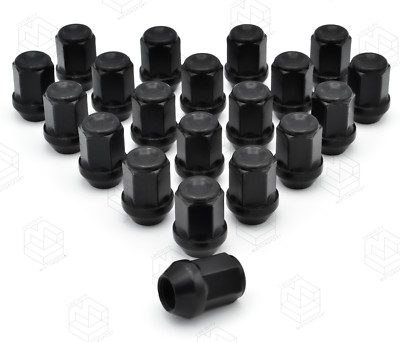 20x M14 x 1,5 Alufelgenmuttern 19mm Sechskant schwarz Schrauben Radschrauben FORD TRANSIT CUSTOM 13+