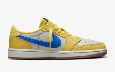 Nike Jordan 1 Retro Low OG x Travis Scott Canary DZ4137-700