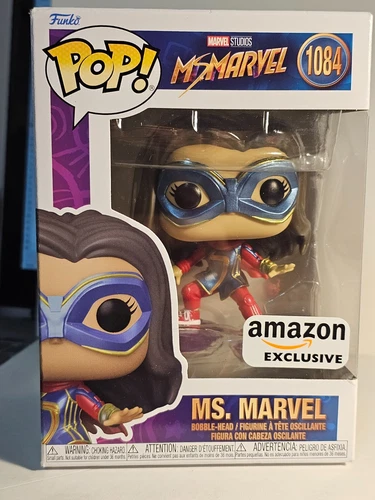 Funko Pop! Marvel Figurine - Ms Marvel Bobblehead 1084 - New