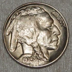 1934 BUFFALO NICKEL VERY CHOICE BU FULL HORN NICE STRIKE