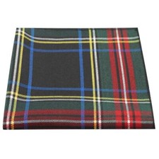 Traditional Dark Green  Black Tartan Pocket Square Handkerchief Check Plaid