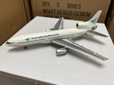 JFox JF-L1011-010 Garuda Indonesia Lockheed L-1011 N301EA Diecast 1/200 Model