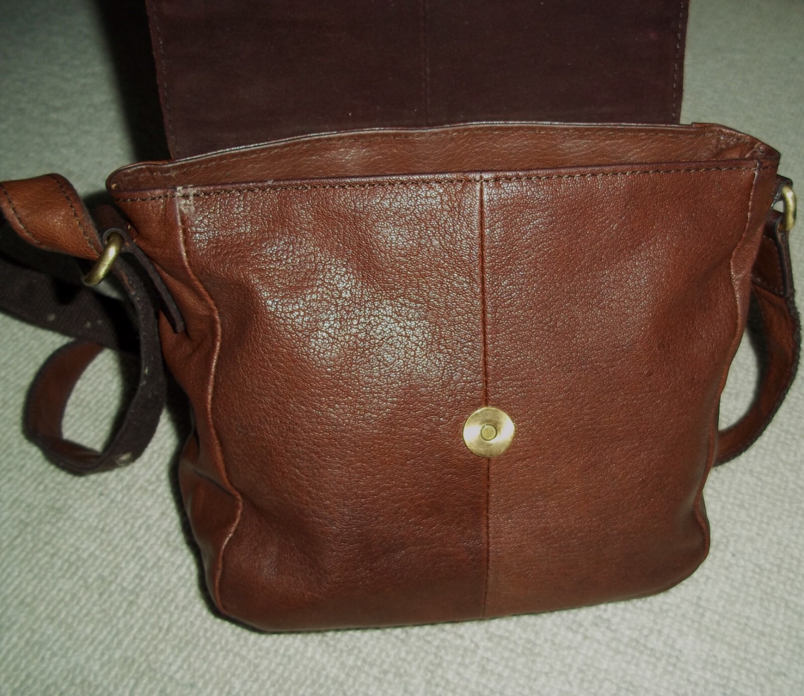 STUNNING VINTAGE ROWALLAN TAN LEATHER SHOULDER BAG/CROSSBODY eBay
