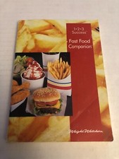 WEIGHTWATCHERS: 1.2.3 SUCCESS FAST FOOD COMPANION - 1997 TRADE PAPERBACK BOOK