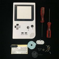 White Full Housing Shell for Nintendo Game boy Pocket GBP Console