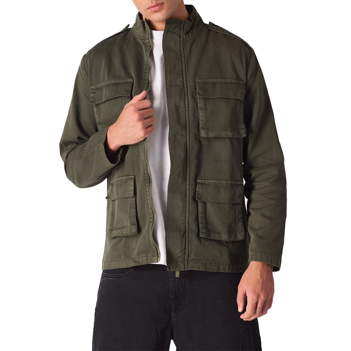 Cargo jacket mens best sale uk