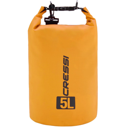Cressi Dry Bag 5 Litri Orange Borsa Impermeabile con tracolla