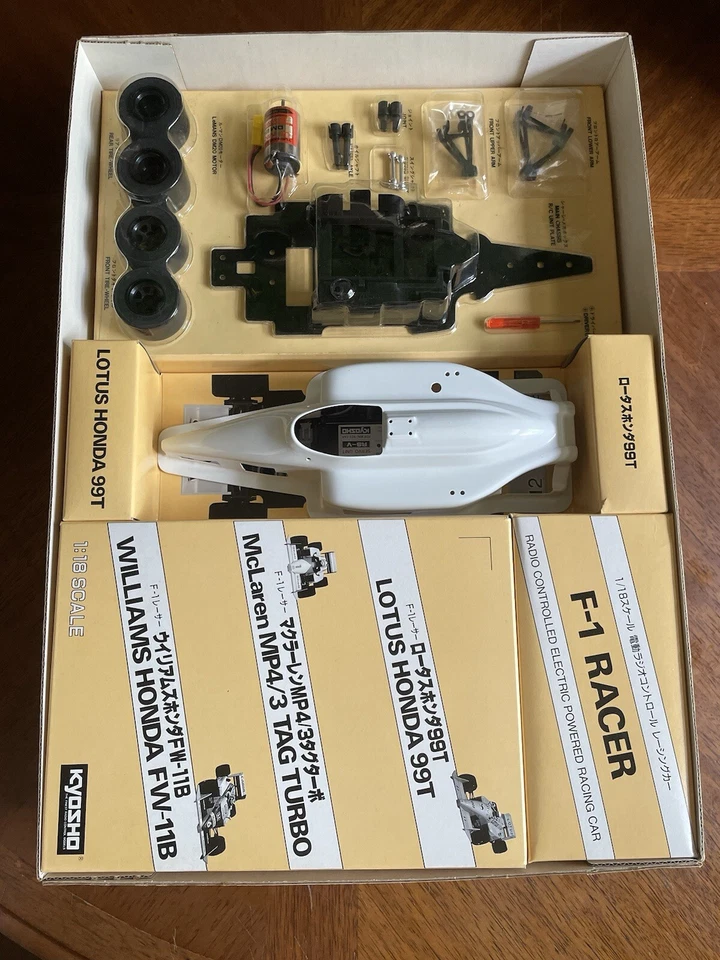 F-1 Racer Lotus Honda 99T Kyosho 1/18 Elektro RC Racing 1988 3175-9800 - Bild 2 von 4