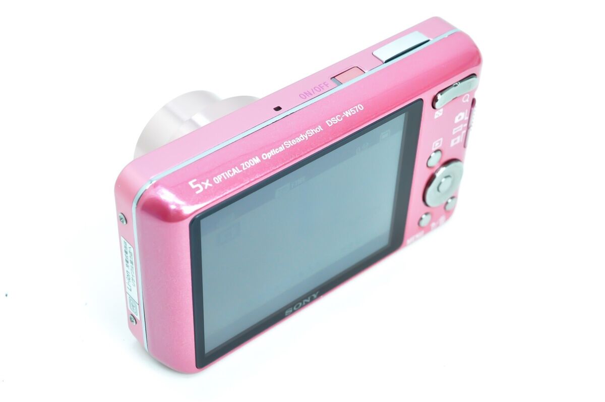 Near Mint - SONY Cyber-shot DSC-W570 Pink 16.1MP Digital Near Mint - SONY Cyber-shot DSC-W570 Pink 16.1MP Digital