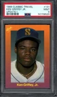 KEN GRIFFEY JR. ROOKIE CARD 1989 Classic Travel Orange #131 PSA 9 MINT Mariners