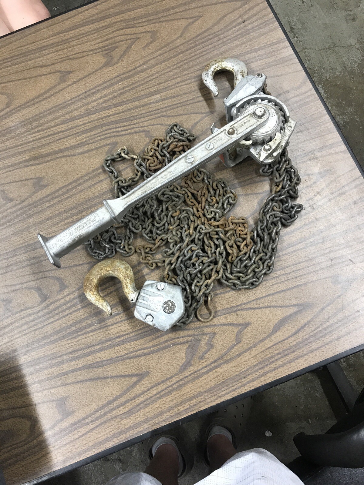 CM 11/2 Ton Rigger 12’ Lift Puller, Chain Lever Hoist USA eBay